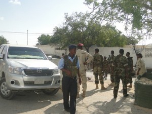 Qarax ka dhacay gudaha Madaxtooyada Villa Somalia.