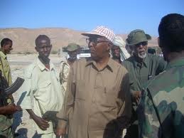 DHAGAYSO: General C/llaahi Saciid Samatar Iyo Saraakiil Kale Oo Ciidan Ku Aruursaday Duleedka Magaalada Boosaaso.